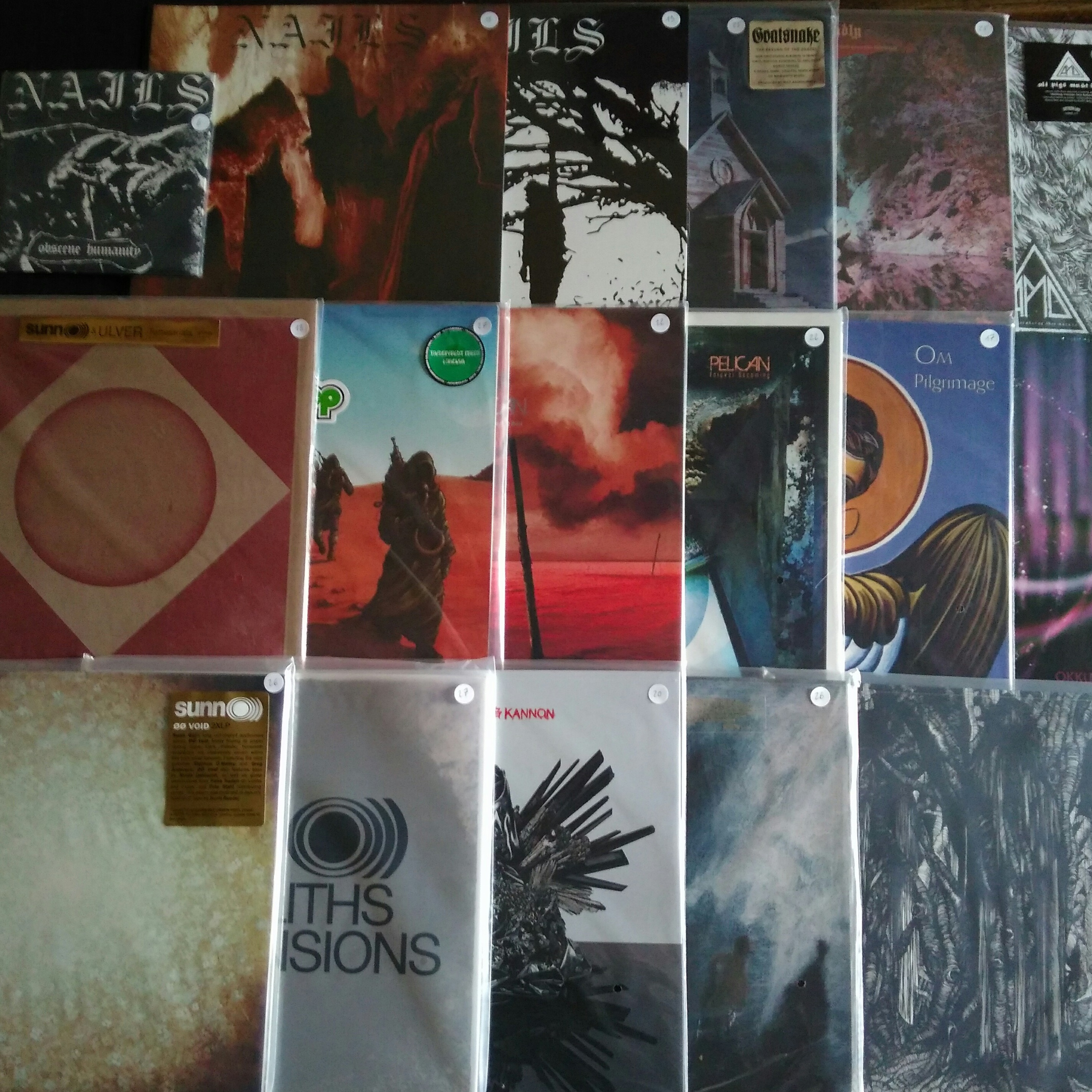 Shop update, Lord : SUNN O))), SLEEP, OKKULTOKRATI, PELICAN... - Bigoût Records