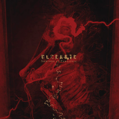 ULCERATE Shrines of Paralysis - Vinyl 2xLP (black inside translucent gold and blood red half 'n half with red, metallic gold and black splatter)