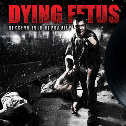 DYING FETUS Descend Into Depravity - Vinyl LP (pool of blood - bloody red cloudy)