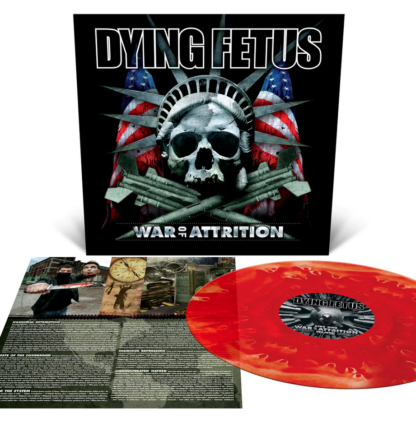 DYING FETUS War Of Attrition - Vinyl LP (pool of blood - bloody red cloudy)