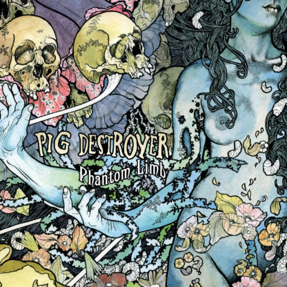 PIG DESTROYER Phantom Limb - Vinyl LP (clear blue marble)