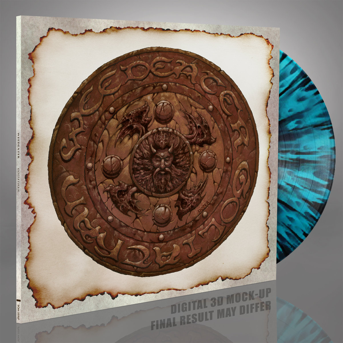 WEEDEATER Goliathan - Vinyl LP (turquoise black splatter)