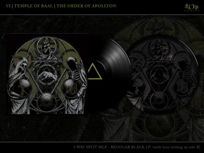 VI / TEMPLE OF BAAL / THE ORDER OF APOLLYN Split - Vinyl LP (black)