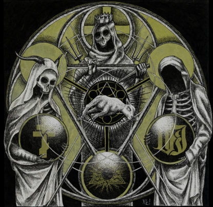 VI / TEMPLE OF BAAL / THE ORDER OF APOLLYN Split - Vinyl LP (red | black)