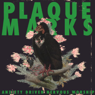 PLAQUE MARKS Anxiety Driven Nervous Worship - Vinyl LP (transparent green with gold splatter)