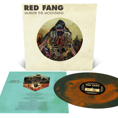 RED FANG Murder The Mountains - Vinyl LP (aqua blue & halloween orange galaxy merge)