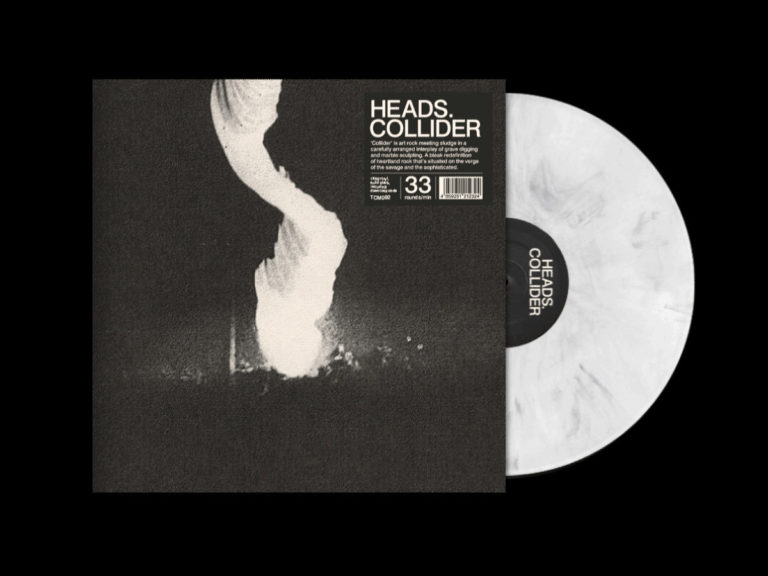 HEADS. Collider Vinyl LP (white w/ black swirl black) Bigoût Records