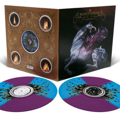 MASTODON Remission - Vinyl 2xLP (Deep Purple with Cyan Blue Butterfly Wings and Black and Metallic Gold Splatter)