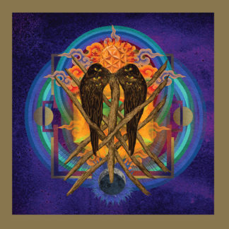 YOB Our Raw Heart - Vinyl 2xLP (Royal Blue and Metallic Gold Moon Phase Effect with Halloween Orange and Blood Red Splatter)