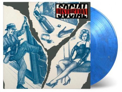 SOCIAL DISTORTION Social Distortion - Vinyl LP (blue and silver swirled)