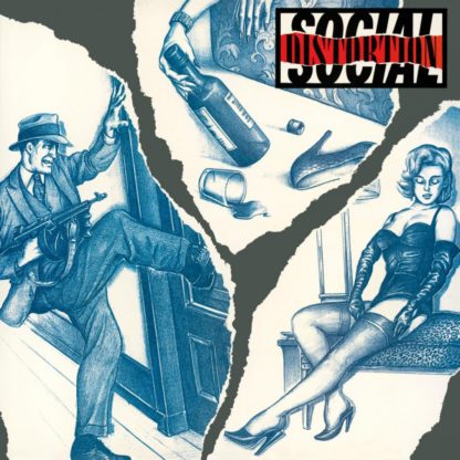 SOCIAL DISTORTION Social Distortion - Vinyl LP (blue and silver swirled)