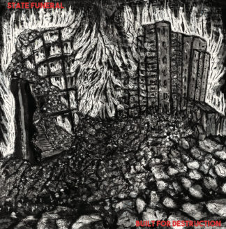 STATE FUNERAL Built For Destruction - Vinyl 7" (red)