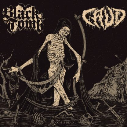 BLACK TOMB / CRUD Doom Is Dead - Vinyl LP (bone white)