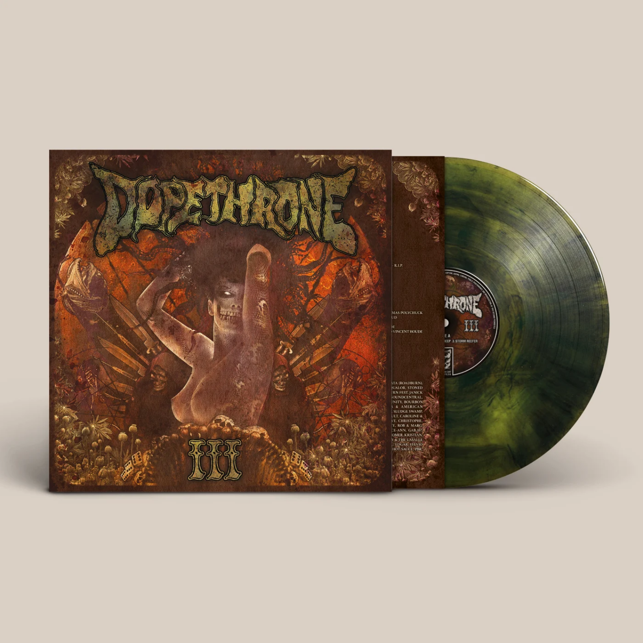 DOPETHRONE III - Vinyl LP (green marble)