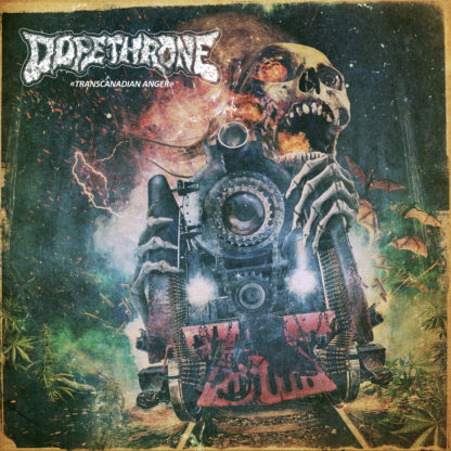 DOPETHRONE Transcanadian Anger - Vinyl LP (clear yellow & grey marble)