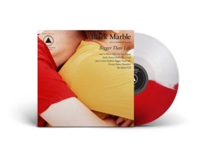 BLACK MARBLE Bigger Than Life - Vinyl LP (half red half white)
