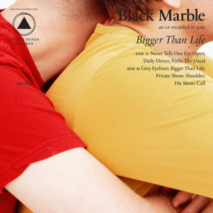 BLACK MARBLE Bigger Than Life - Vinyl LP (half red half white)