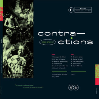 CONTRACTIONS Demain Est Annulé - Vinyl LP (green)