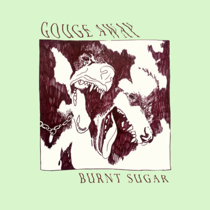 GOUGE AWAY Burnt Sugar – Vinyl LP (electric blue / oxblood split)