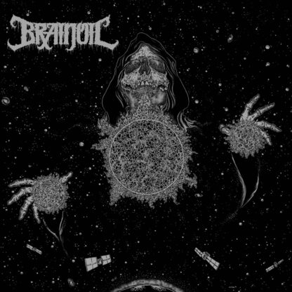 BRAINOIL Singularity To Extinction - Vinyl LP (half silver half black)