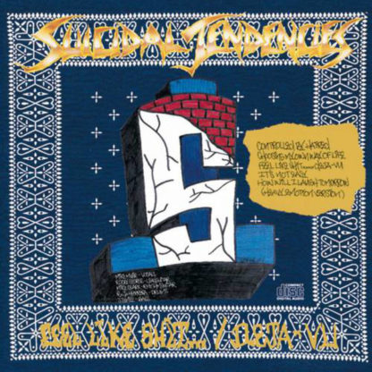 SUICIDAL TENDENCIES Controlled By Hatred / Feel Like Shit... Deja-Vu - Vinyl LP (blue and gold swirl)