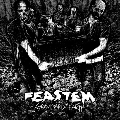FEASTEM Graveyard Earth - Vinyl LP (clear black red smoke)