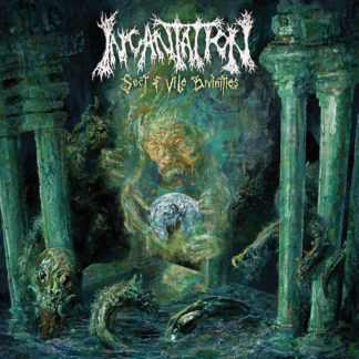 INCANTATION Sect of Vile Divinities - Vinyl LP (white evergreen mustard yellow halloween orange splatter)