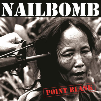 NAILBOMB Point Blank - Vinyl LP (blade bullet - grey marble)