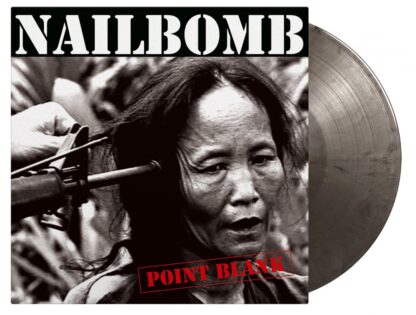 NAILBOMB Point Blank - Vinyl LP (blade bullet - grey marble)