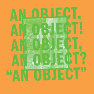 NO AGE An Object - Vinyl LP (black)