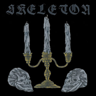 SKELETON S/t - Vinyl LP (black inside swamp green with grey, mustard yellow splatter)