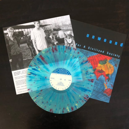 UNWOUND Challenge For A Civilized Society - Vinyl LP (transparent blue with splatters | black)