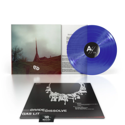 DIVIDE AND DISSOLVE Gas Lit - Vinyl LP (transparent blue)