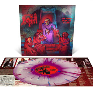 DEATH Scream Bloody Gore - Vinyl LP (neon violet bone white red merge red neon violet cyan blue splatter)