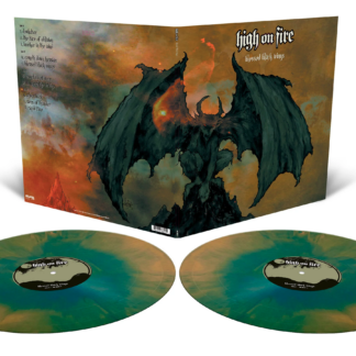 HIGH ON FIRE Blessed Black Wings - Vinyl 2xLP (aqua blue halloween orange galaxy)