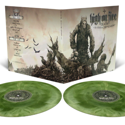 HIGH ON FIRE Death Is This Communion – Vinyl 2xLP (swamp green bone white galaxy)