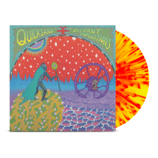 QUICKSAND Distant Populations - Vinyl LP (yellow with red splatter)