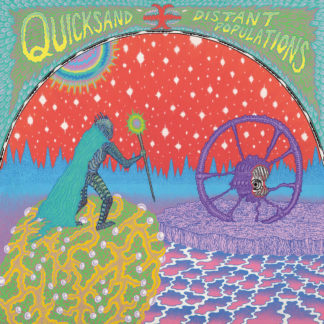 QUICKSAND Distant Populations - Vinyl LP (yellow with red splatter black)