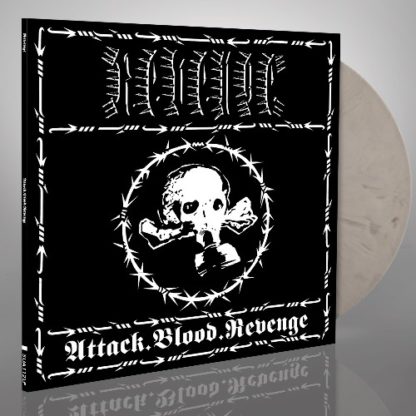 REVENGE Attack.Blood.Revenge - Vinyl LP (white black mix)