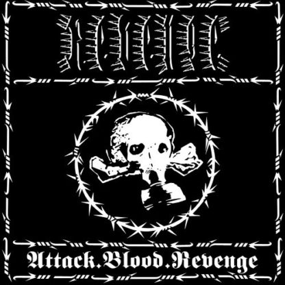REVENGE Attack.Blood.Revenge - Vinyl LP (white black mix)