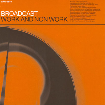 BROADCAST Work And Non Work - Vinyl LP (black)