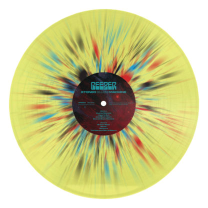 GEEZER Stoned Blues Machine - Vinyl LP (transparent yellow blue black red splatter)
