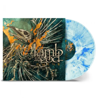 LAMB OF GOD Omens - Vinyl LP (white sky blue marble)