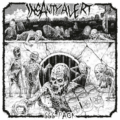 INSANITY ALERT 666-pack - Vinyl LP (white)