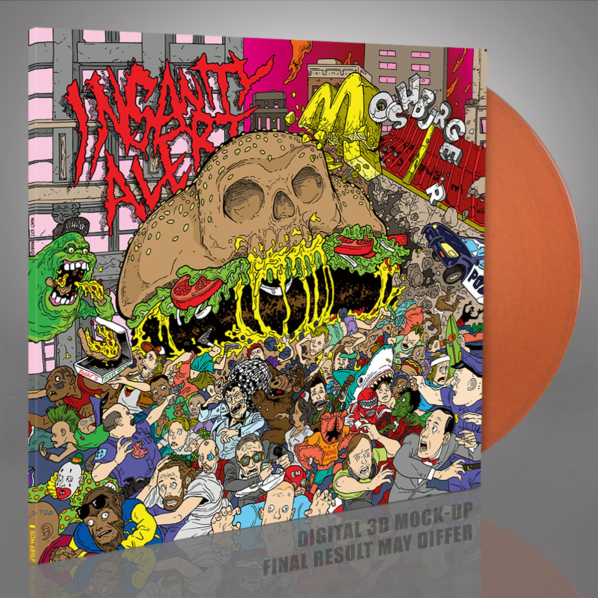 INSANITY ALERT Moshburger - Vinyl LP (transparent orange)