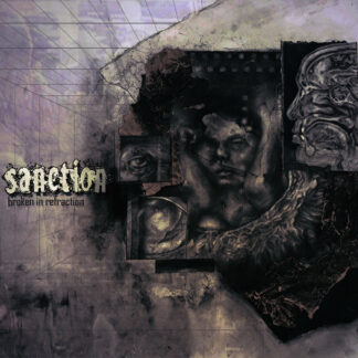 SANCTION Broken In Refraction - Vinyl LP (clear olive green black splatter)