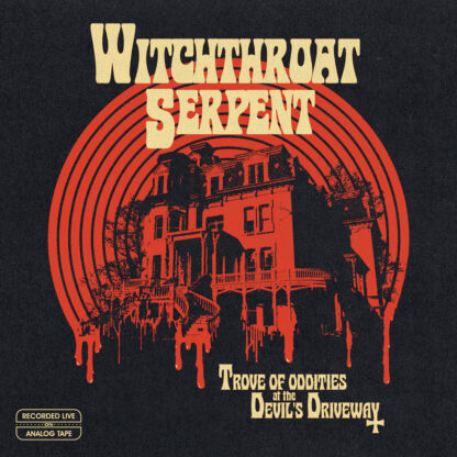 WITCHTHROAT SERPENT Trove Of Oddities At The Devil's Driveway - Vinyl LP (clear red blop black splatter gold black)