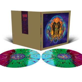 YOB Our Raw Heart - Vinyl 2xLP (deep purple kelly green electric blue tri color striped rainbow splatter)