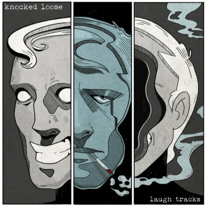 KNOCKED LOOSE Laugh Tracks - Vinyl LP (silver black tri-stripe)