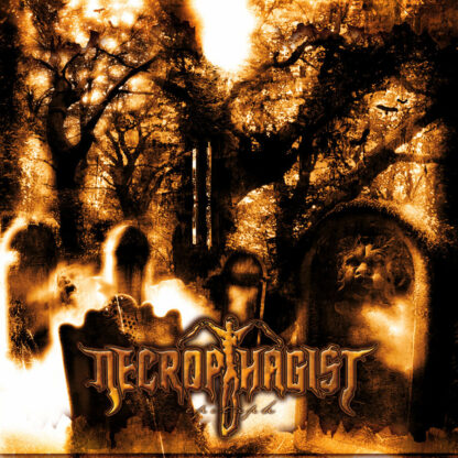 NECROPHAGIST Epitaph - Vinyl LP (orange krush black quad effect black splatter)